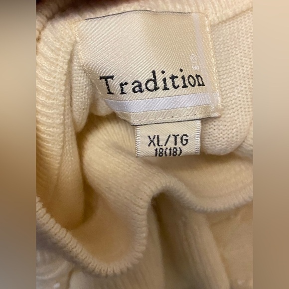 Cream Cowl Neck Sweater Soft and Casual - Picture 5 of 7